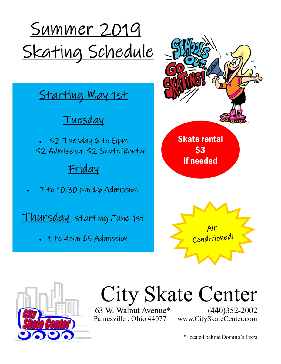 City Skate Center | Painesville roller skating rink